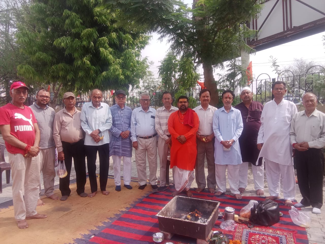 Havan Yagga conducted at Parshu Ram Vatika for Pahalgam victims